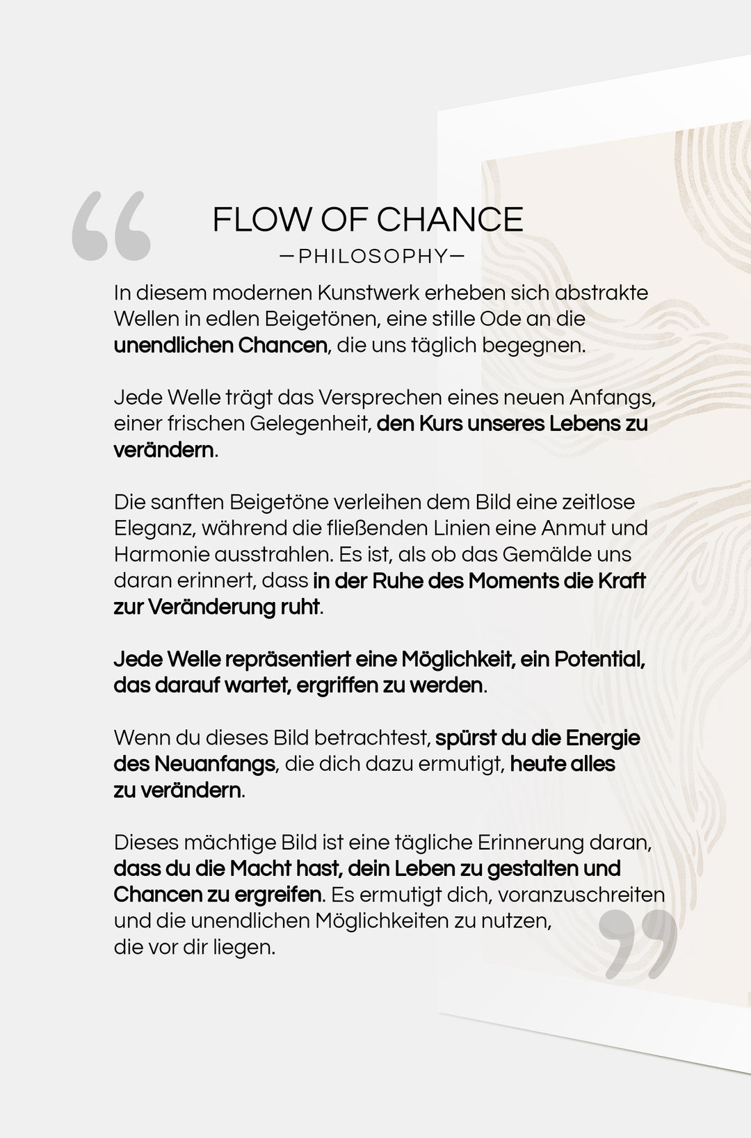 DUOVision Flow of Chance - 2in1 Poster