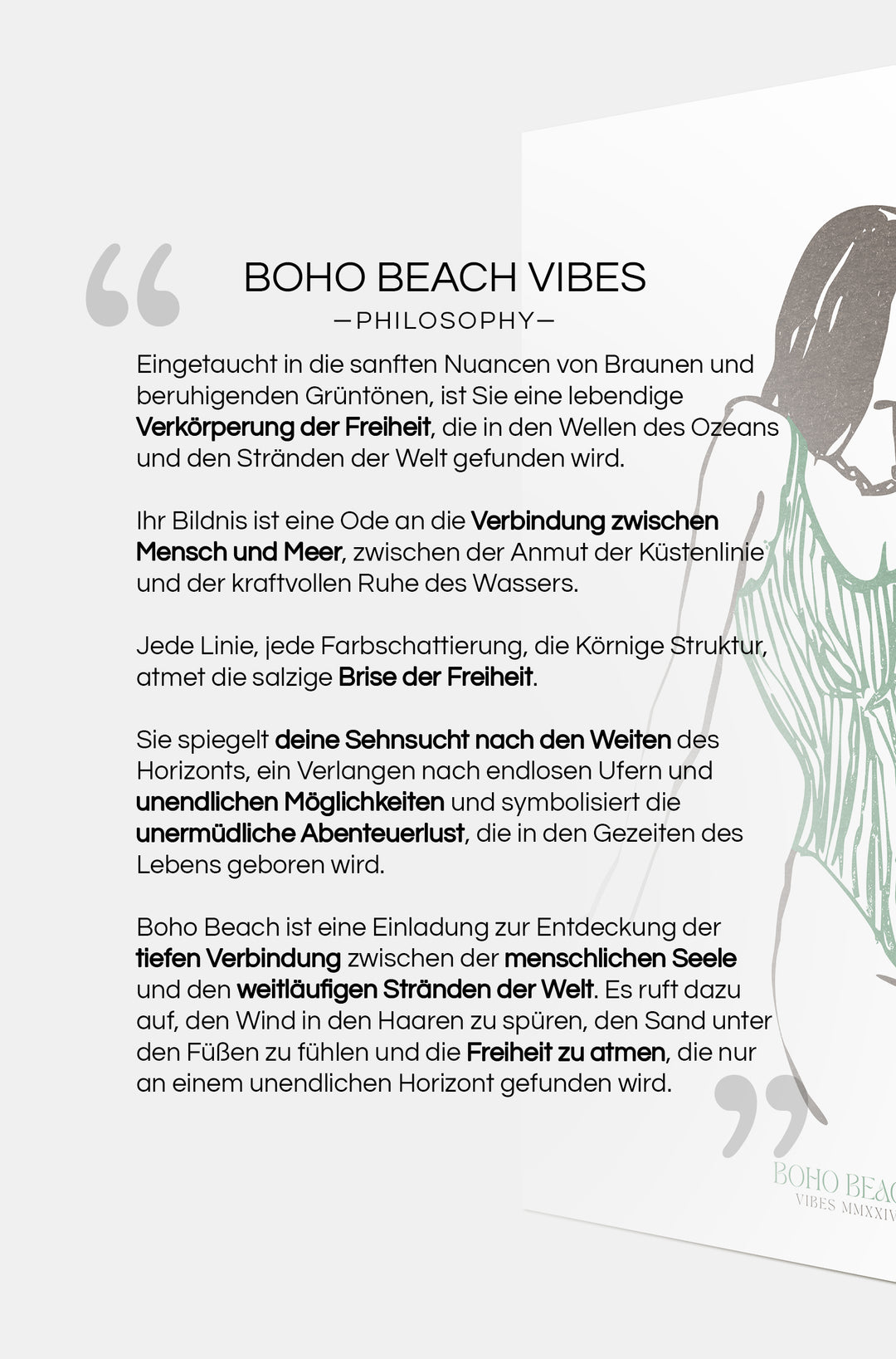 DUOVision Boho Beach Vibes - 2in1 Poster