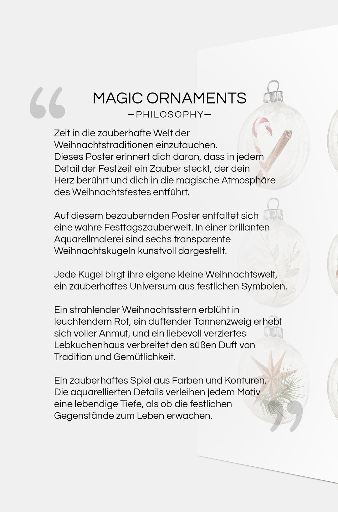 DUOVision Magic Ornaments - 2in1 Poster