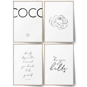 Coco Typographie Poster Set