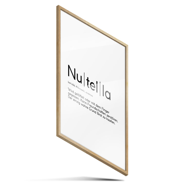 Definition Poster Nutella