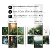 Green Forest Bilder Set
