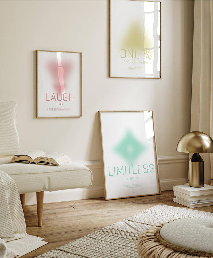 Laugh It Off Mindfulness Poster