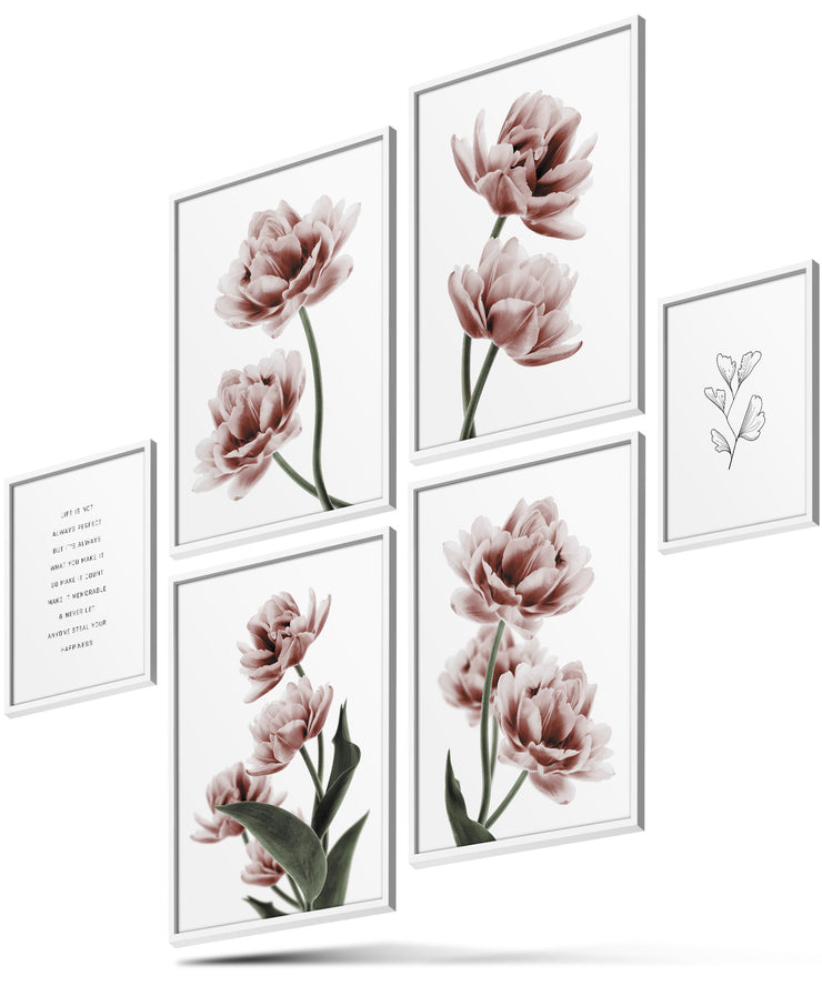 Noble Tulips Blumen Poster Set