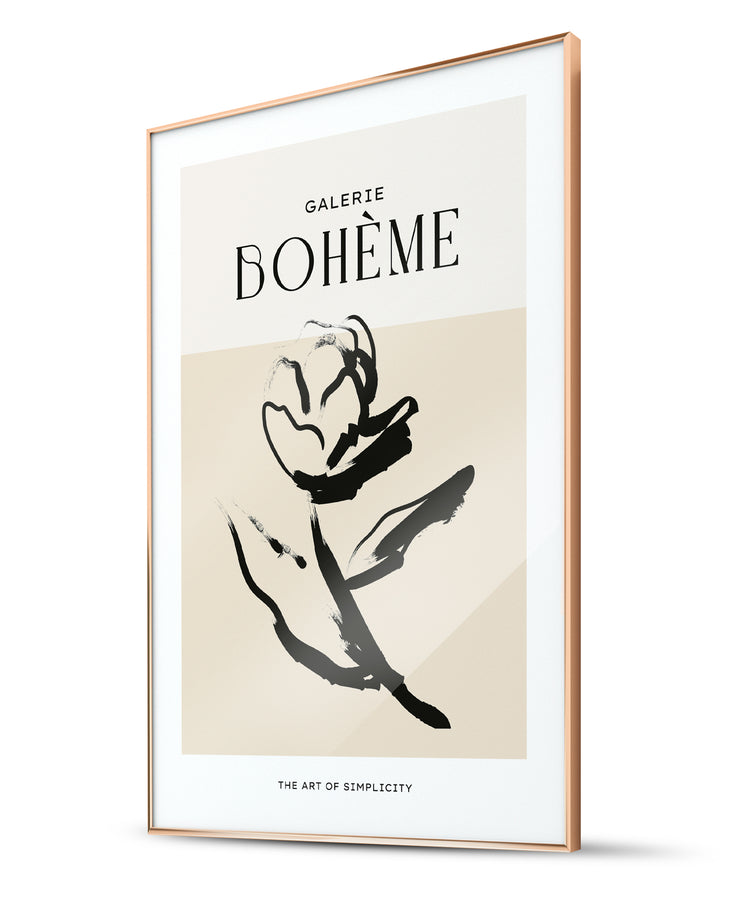 Galerie Boheme Flower Modern Art Simplicity Poster