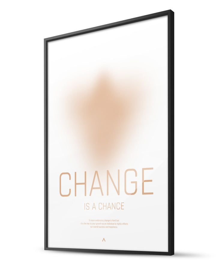 Change Is A Chance Mindfulness Poster