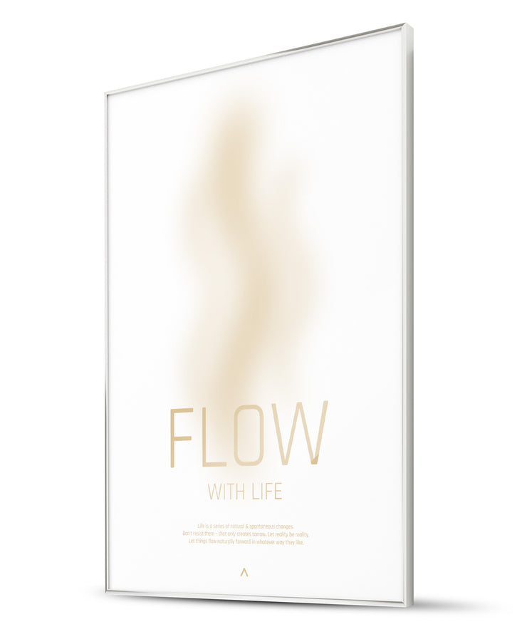 Flow With Life Mindfulness Poster