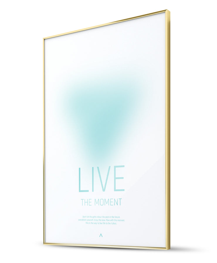 Live The Moment Mindfulness Poster