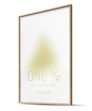 One % Better Every Day Mindfulness Poster